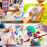 Paint Brushes Set, 30 Pcs Paint Brushes for Acrylic Painting, Watercolor Acrylic Oil Paint Brush, Artist Paintbrushes for Body Face Rock Canvas, Kids Artstorys