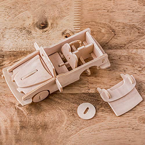 Ruisita 60 Pieces 6 x 4 Inch Rectangle Unfinished Wood Pieces Blank Sharp Corners for DIY Hand-Made Project and Home Decor Ruisita