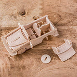 Ruisita 60 Pieces 6 x 4 Inch Rectangle Unfinished Wood Pieces Blank Sharp Corners for DIY Hand-Made Project and Home Decor Ruisita