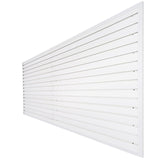 Slatwall Panel Garage Wall Organizer Heavy Duty Wall Mounted, PVC Slat Wall Panels Garage Wall and Home Organizer Storage System, Garage Slatwall for FRAYSCENT