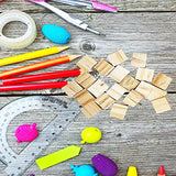 200 Pcs Wood Blank Letter Tiles, XYSMZM Wooden Blank Scrabble Tiles for DIY Craft Supplies Decoration XYSMZM