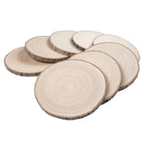 Maputune 8 Pcs 12-13 in Large Unfinished Wood Slices for Centerpieces, Natural Rustic Wooden Plate for DIY Craft, Round Wood Chips for Signage Maputune