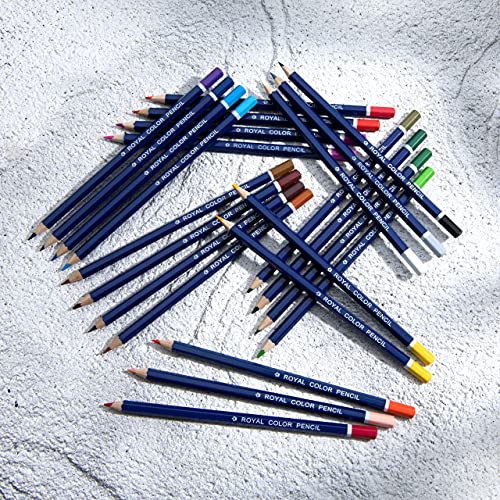 Royal & Langnickel Essentials Color Pencil Set, 24/pkg Royal & Langnickel