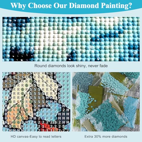 Lxmsja Stained Glass Cardinal Diamond Painting Kits for Adults, Round Full Drill Diamond Art Kits, Gem Art Paints with Diamond Art Perfect for
