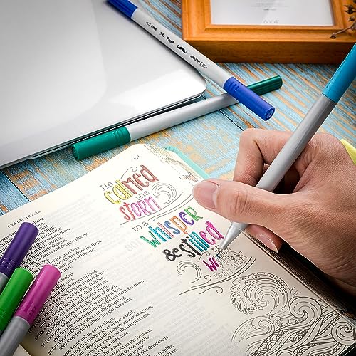 Mr. Pen- Dual Tip Brush Pens, 12 Colors, Art Markers for Kids Adults Coloring Mr. Pen