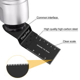 Trivd Frol 50PCS Oscillating Saw Blades, Professional Universal Titanium Multitool Blades for Wood Plastics Metal, Quick Release Multi Tool Blades Trivd Frol