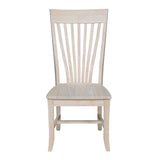 IC International Concepts International Concepts Amanda, Set of 2 Chair, Unfinished IC International Concepts