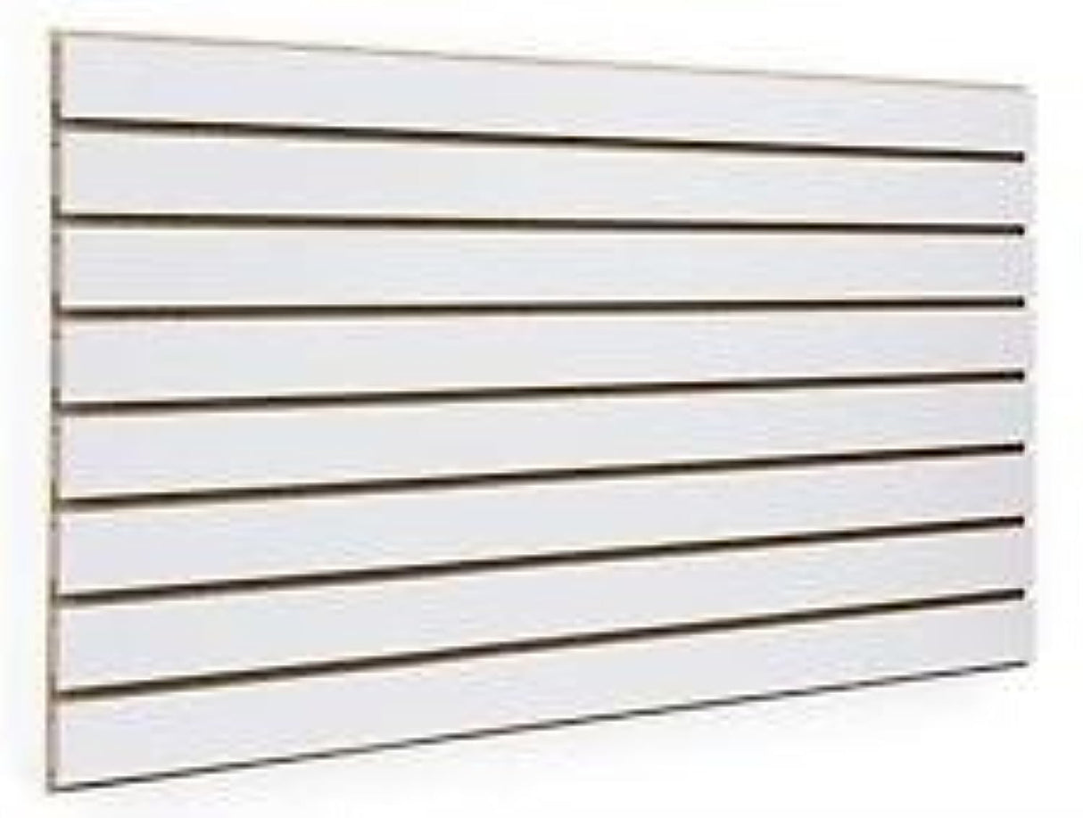White Slatwall Panels 24"H x 48"L (Set of 2 Panels) Only Garment Racks