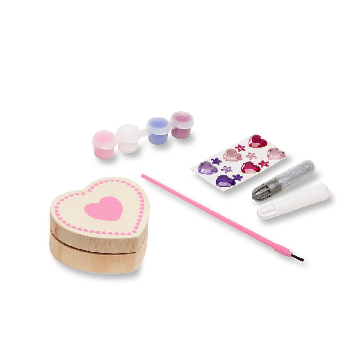 Melissa & Doug Created by Me! Heart Box Wooden Craft Kit Melissa & Doug