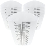 EpoxyStix [Pack of 10] 32oz Triangular Paint/Epoxy Mixing Cups - Pack of Ten - Ideal For Mixing and Precise Pouring - Made from Polypropylene - EpoxyStix