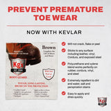 Kg's Boot Guard Brush On Toe Protection – Brush On Liquid for Tough, Long-Lasting Safety Protection on Boots, Made with Kevlar for Strong, Durable Kg's