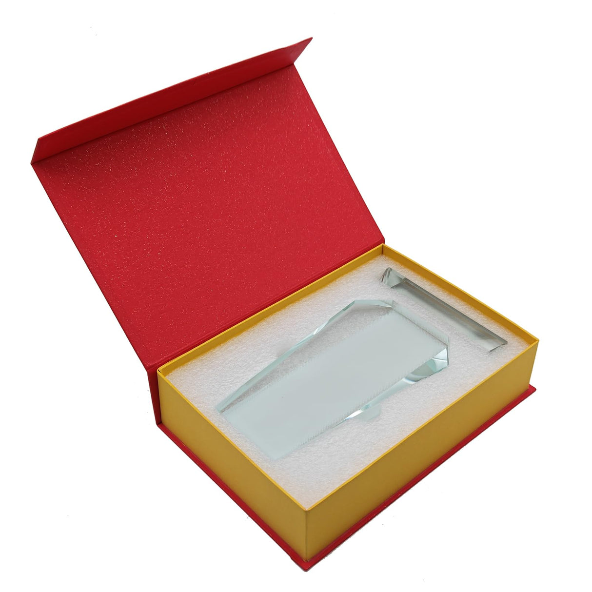 Ismosm Sublimation Blanks Products Crystal Plaque Blank Tabletop Decor Decorative Signs Award Plaque Custom Photo Picture Frame DIY Gifts with Gift Ismosm