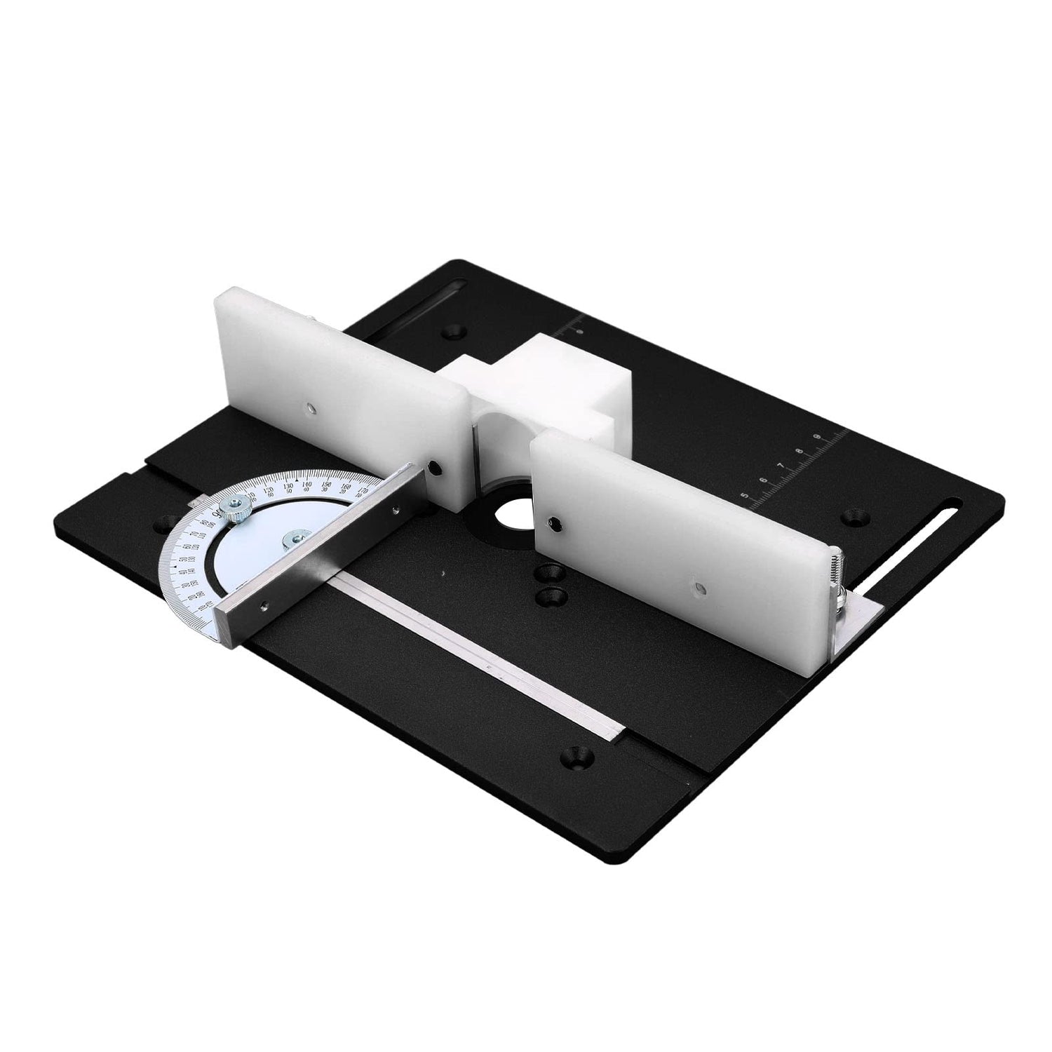 Router Lift Metal Router Lift System Kit, Router Lift System Full Installation Set,Aluminum Woodworking Insert Base Plate,Router Table Insert Plate JUOPZKENN