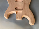 Electric Guitar Body Blank Mahogany wood Electric Guitar Body Unfinished DIY Project For ST Guitar body Replacement (Model 2) Generic