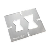 WoodRiver Router Inlay Template Bowtie WOODRIVER