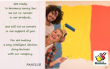 PANCLUB Foam Paint Brush Set 2 inch, Sponge Brush Paint 20 Pack with Wood Handles,Great for Art, Varnishes, Acrylics, Stains, Crafts PANCLUB