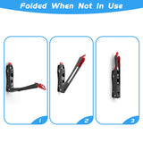 WALMANN BIKEPAL No Lifting Wall Mount Swivel Bike Rack, Vertical Bike Wall Hangers for Garage Space Saving Home Bike Storage Solution (2 Pack) WALMANN