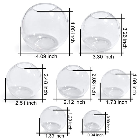 RESINWORLD Large Resin Box Molds with Lids, 3D Jar Silicone Mold + 7 Sizes 3D Sphere Silicone Molds for Resin, Large Clear Silicone Ball Mold ResinWorld