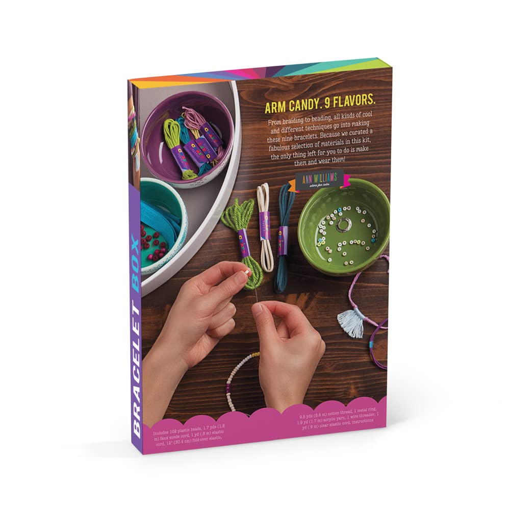 Craft-tastic Bracelet Box-Jewel Jewelry, DIY Craft Kit, Multi Craft-tastic