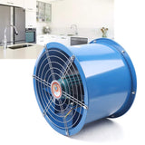 Tube Axial Fan Explosion-Proof Exhaust Fan High Velocity Utility Blower, Cylinder Pipe Axial Fan Ventilator Fan Spray Booth Paint Fumes Exhaust Flow Upyouths