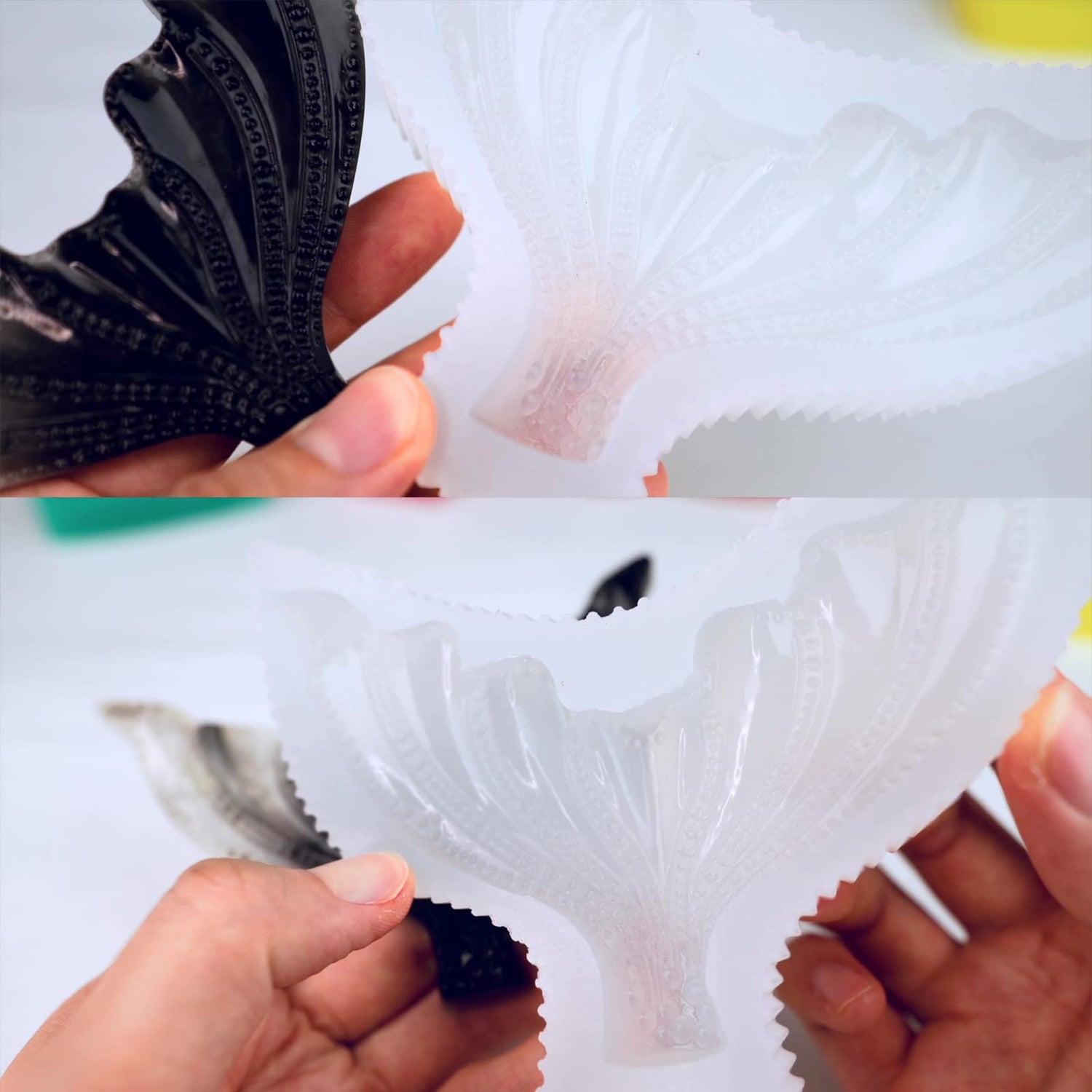 BBDINO Silicone Mold Making Kit 20A Silicone for Mold Making 1 Gallon/10 lbs/160 Oz, Silicone Mold Making Clear Translucent, 1:1 by Volume, Liquid BBDINO