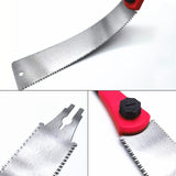 2pcs Hand Saw Set,12" Wood Saw, Flush Cut Saw and 26" Japanese Saw, Double Edge Japanese Saw,3-Edges Sharp Blade Ryoba Saw CDIYTOOL