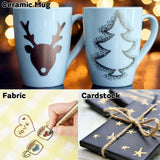 Dyvicl Metallic Marker Pens - Set of 9 Medium Point Metallic Markers Dyvicl