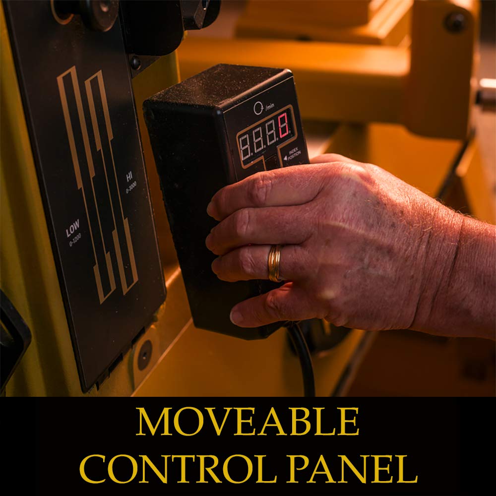 Powermatic 20" x 35" Woodworking Lathe, 2 HP, 1Ph 220V (Model 3520C) Powermatic