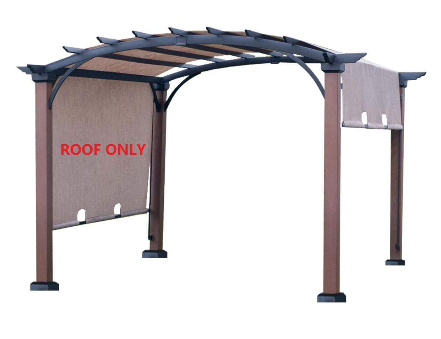 ALISUN Replacement Sling Canopy (with Ties) for The Lowe's Allen + roth 10 ft x 10 ft Tan/Black Material Freestanding Pergola #L-PG152PST-B (Size: - WoodArtSupply