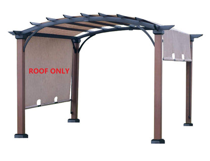 ALISUN Replacement Sling Canopy (with Ties) for The Lowe's Allen + roth 10 ft x 10 ft Tan/Black Material Freestanding Pergola #L-PG152PST-B (Size: - WoodArtSupply