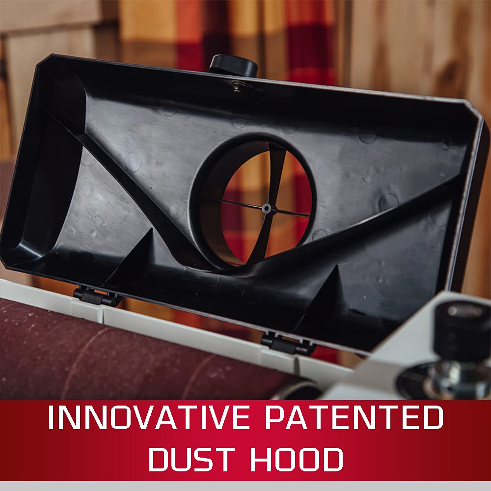 JET 10-Inch Benchtop Drum Sander, 10 FPM, 1 HP, 1Ph 115V (JWDS-1020) Jet