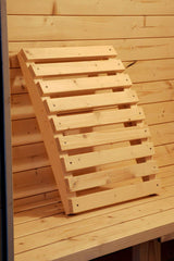 SDI Factory Direct 6' Foot Outdoor Finland Pine 4 Person Wood Barrel Wet Dry Sauna Spa with 6KW Heater SDI Factory Direct