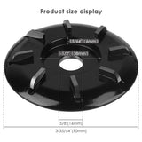Wood Turbo Carving Disc (Curve) in 8 Teeth by KOWOOD KOWOOD