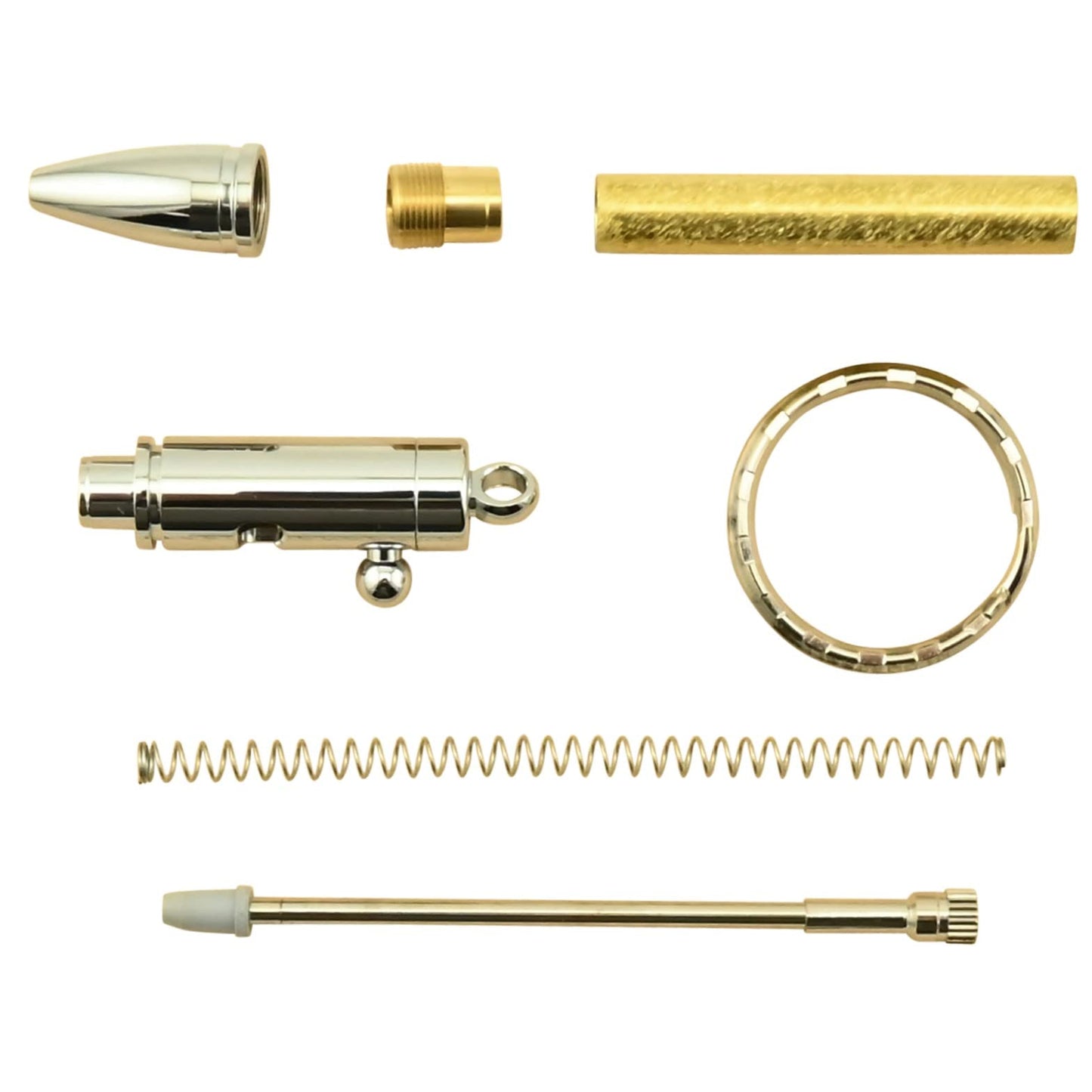 Penn State Industries PKCPMINSS Mini Bolt Action Keychain Pen Kit Starter Package Woodturning Project - WoodArtSupply