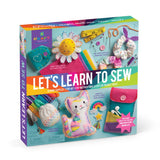 Craft-tastic — Let's Learn to Sew — Craft Kit — Includes Step-by-Step Instruction Book, Reusable Supplies to Teach Basic Sewing Stitches, Embroidery Craft-tastic