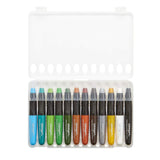 KINGART 580-24 GEL STICK Set, Artist Pigment Crayons, 24 Unique Colors, Water Soluble, Creamy, and Odorless, Use on Paper, Wood, Canvas and more KINGART