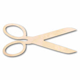 Unfinished Wood Scissors Silhouette - Craft- up to 24" DIY 20" / 1/8" 24 Hour Crafts