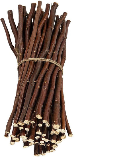 50pcs Wood Log Sticks Wooden Crafting Sticks DIY Wood Sticks Wood Branches Tree Twigs Wedding Accessories for Wedding Party Decor KODORIA