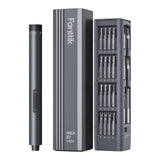 Fanttik E1 Max 3.7V Mini Electric Screwdriver, Precision Electric Screwdriver, 50-in-1 Magnetic Bits, Max 3 N.m, Magnetic Storage, 5/32''Hex, Repair Fanttik