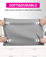 Silicone Mat Large, IKOCO 23.6"x15.7" Silicone Craft Mat for Playdough and Nonstick Silicone Sheets for Crafts, Paint, Resin Casting Molds (Black & IKOCO