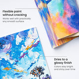 ARTEZA Acrylic Paint, A609 Phthalo Green, 16.9 fl oz, 500ml Jar, Opaque, Quick-Drying, Acrylic Paints for Painting on Canvas, Paper, Wood ARTEZA