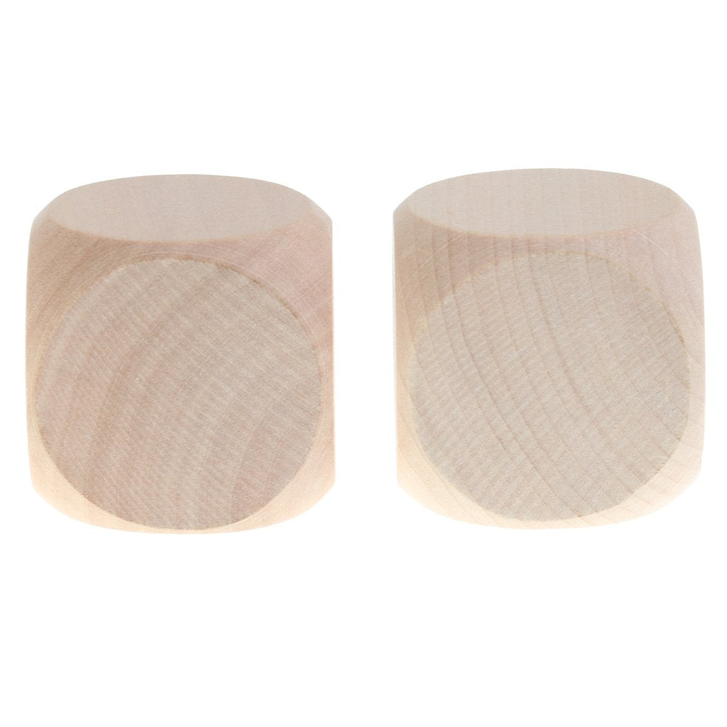 Large Blank Wooden Blank 40mm for DND MTG Toys Harilla