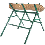 FLITURE Saw Horses Heavy Duty Folding Saw Horses Metal Log Holder for Cutting Saw Horse Adjustable Sawhorse Support 260LB Weight Capacity FLITURE