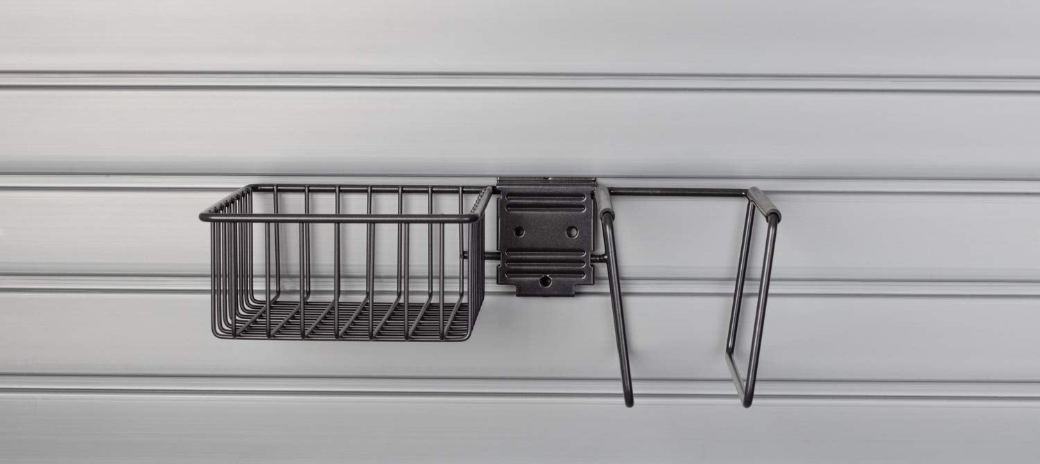 HandIWall Sports Accessory Kit with Locking Bracket Hooks for Slatwall Panel Organization HandIWall