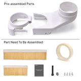 Daedalus NL330 CNC Dust Shoe, 80mm, White Daedalus