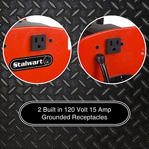 Blower Fan - 3-Speed Heavy-Duty Floor and Carpet Dryer - 1600 watts -Portable Air Mover with 4 Different Angles for Basements, Cars or Garages by Stalwart