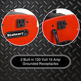 Blower Fan - 3-Speed Heavy-Duty Floor and Carpet Dryer - 1600 watts -Portable Air Mover with 4 Different Angles for Basements, Cars or Garages by Stalwart