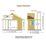 Best Barns Easton 12' X 20' Wood Shed Kit Best Barns Inc.