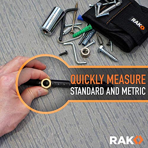 RAK 2-in-1 Multi-Tool Pen Set (2 Pack) Dad Christmas Gifts for Men - LED Tactical Pen Light, Stylus, Ruler, Level, Bottle Opener, Screwdriver, RAK