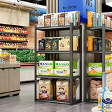 Raybee Garage Shelving Adjustable Storage Shelves 4 Tier Metal Shelving Unit Industrial Metal Shelves for Storage Garage Shelf Storage Rack for Raybee